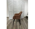 Стул BRANDY WZ2042-08 бронзовый фактурный велюр/ черный каркас 