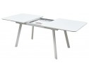 Стол ARUBA 160 WHITE/cупер белое глянцевое стекло 