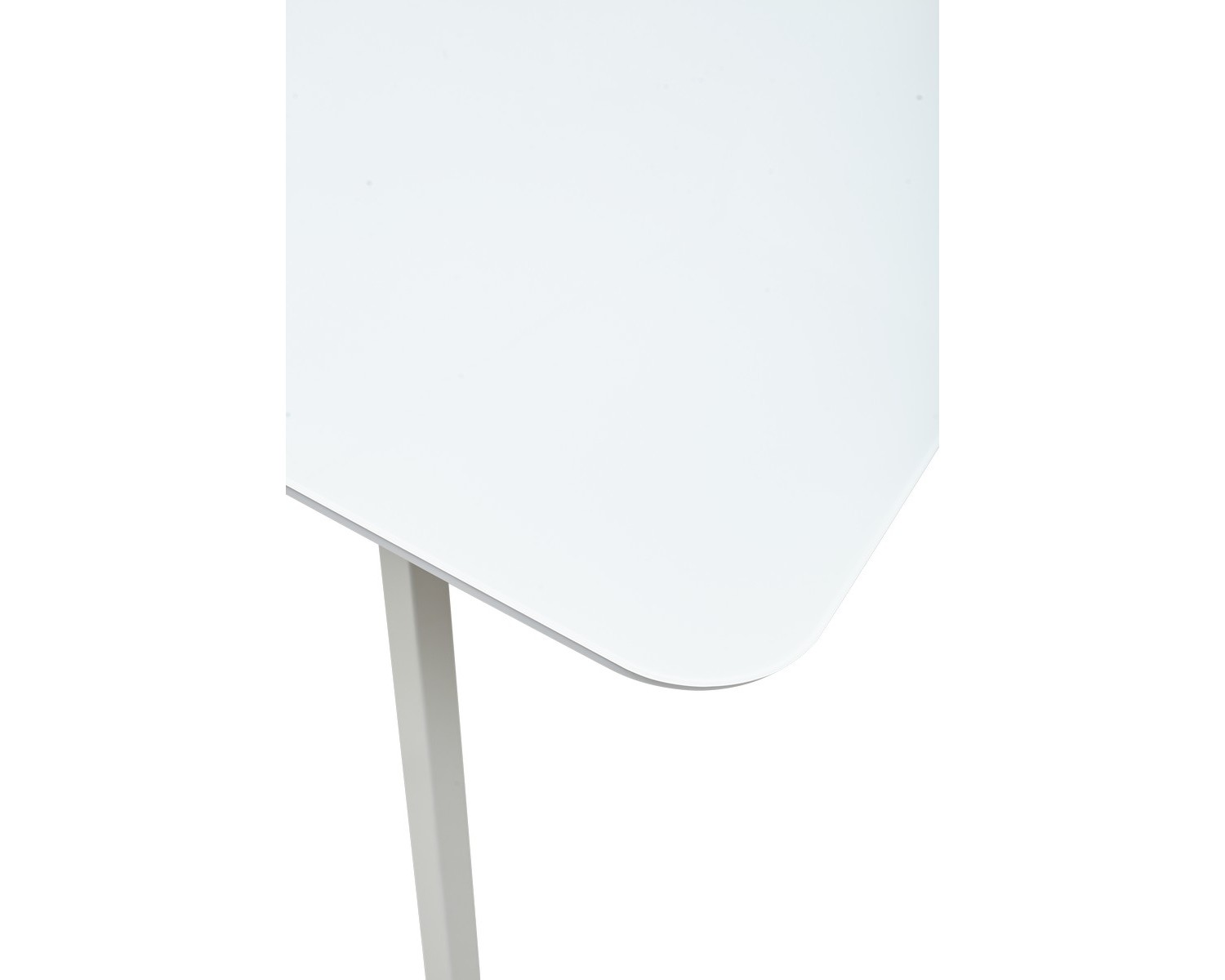 Стол ARUBA 160 WHITE/cупер белое глянцевое стекло