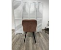 Стул BRANDY WZ2042-08 бронзовый фактурный велюр/ черный каркас 