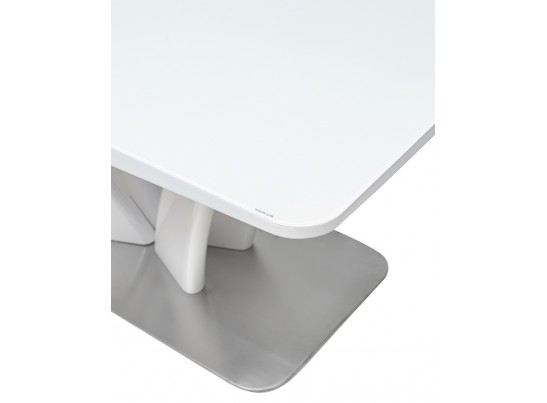 Стол FREYA 160 WHITE GLASS белый глянец 